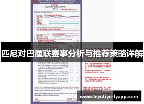 匹尼对巴厘联赛事分析与推荐策略详解